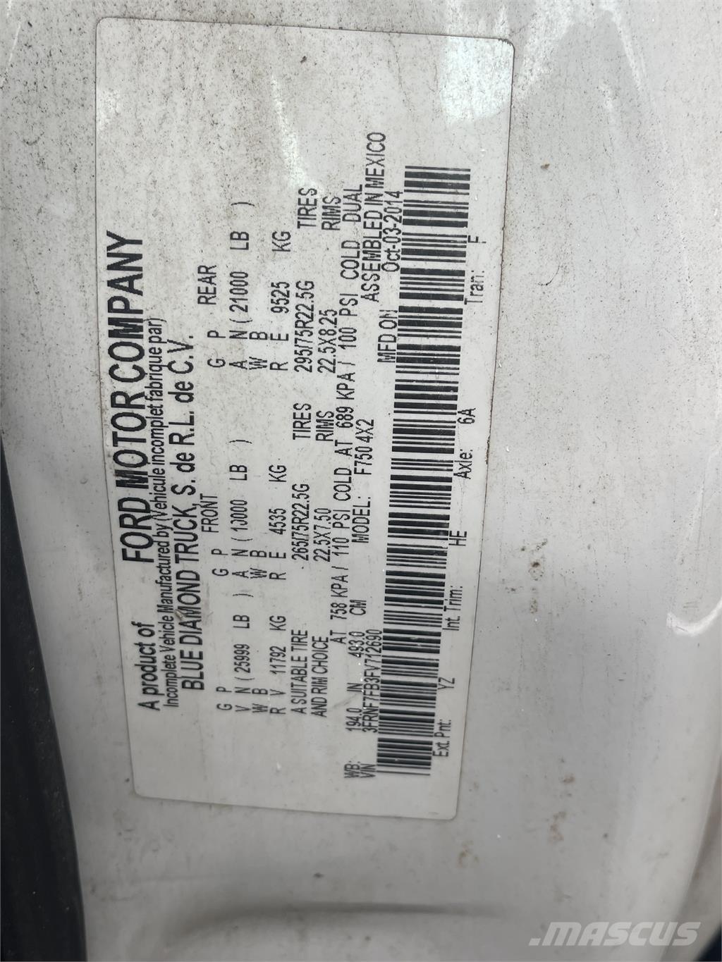 Ford F750 Άλλα Φορτηγά