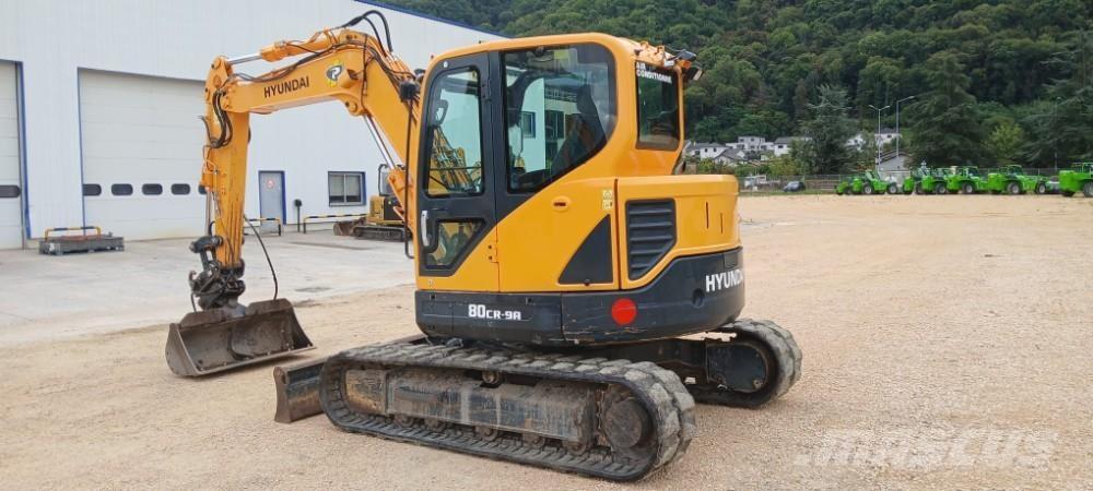 Hyundai R80CR-9A Μίνι εκσκαφείς 7t - 12t