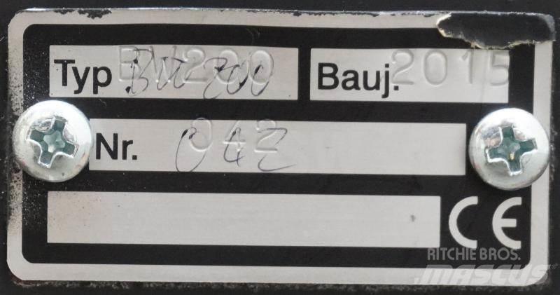 Gruma BW200 Λοιπά προσαρτούμενα εξαρτήματα και κατασκευαστικά στοιχεία