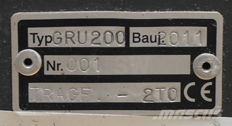 Gruma GRU 200 Λοιπά προσαρτούμενα εξαρτήματα και κατασκευαστικά στοιχεία