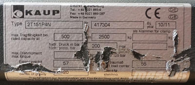 Kaup 2T151P4N Λοιπά προσαρτούμενα εξαρτήματα και κατασκευαστικά στοιχεία