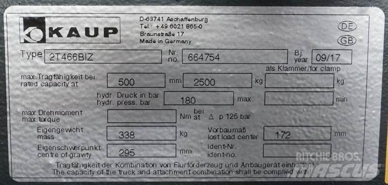 Kaup 2T466BIZ Λοιπά προσαρτούμενα εξαρτήματα και κατασκευαστικά στοιχεία