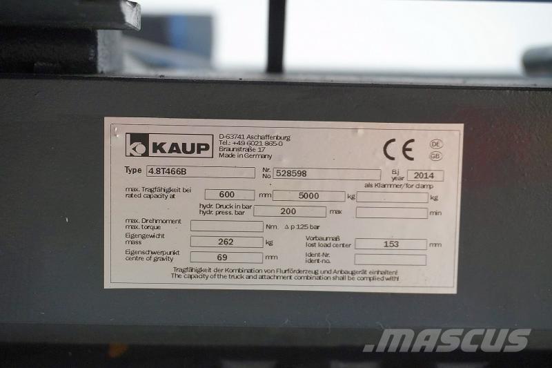 Kaup 4,8T 466B Λοιπά προσαρτούμενα εξαρτήματα και κατασκευαστικά στοιχεία