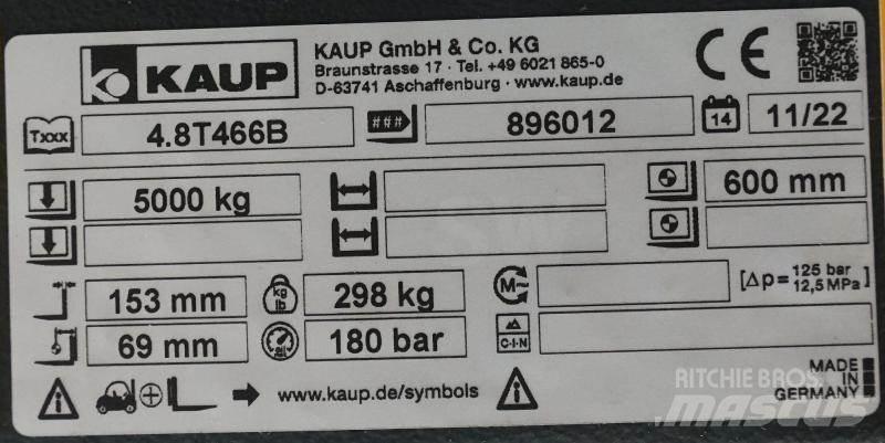 Kaup 4,8T466B Λοιπά προσαρτούμενα εξαρτήματα και κατασκευαστικά στοιχεία