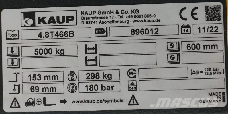 Kaup 4,8T466B Λοιπά προσαρτούμενα εξαρτήματα και κατασκευαστικά στοιχεία