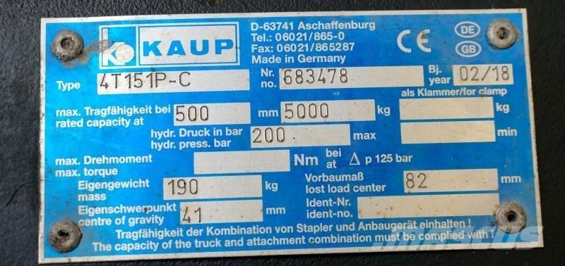 Kaup 4T151P-C Λοιπά προσαρτούμενα εξαρτήματα και κατασκευαστικά στοιχεία