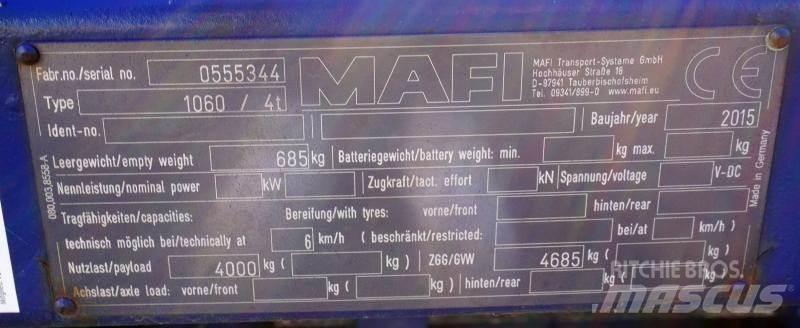 Mafi 1060 / 4t Επίπεδες/πλευρικώς ανοιγόμενες ρυμούλκες