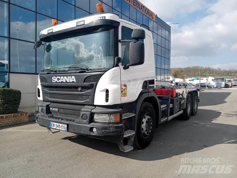 Scania P 410 Φορτηγά με γερανό & γάτζο