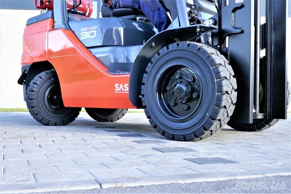 Toyota 02-8FGF30 Περονοφόρα ανυψωτικά κλαρκ με φυσικό αέριο LPG