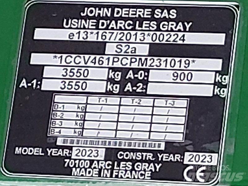 John Deere V461M Άλλα γεωργικά μηχανήματα
