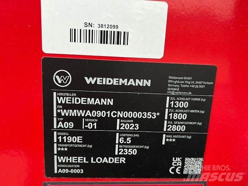 Weidemann 1190E Φορτωτάκια