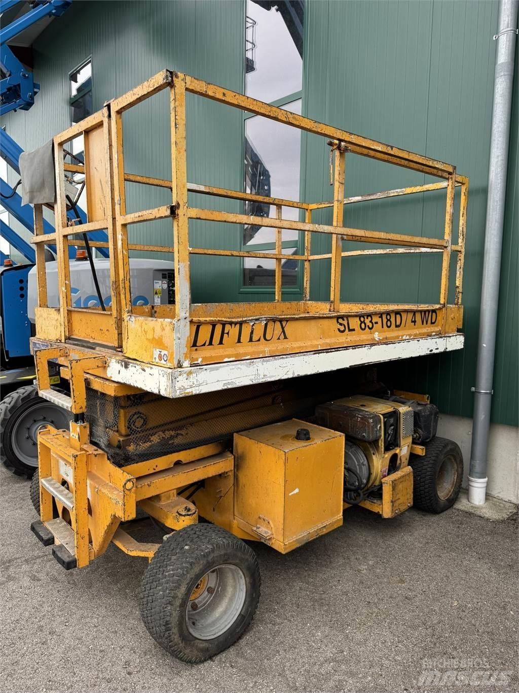 Liftlux SL83-18D/4WD Ανυψωτήρες ψαλιδωτής άρθρωσης