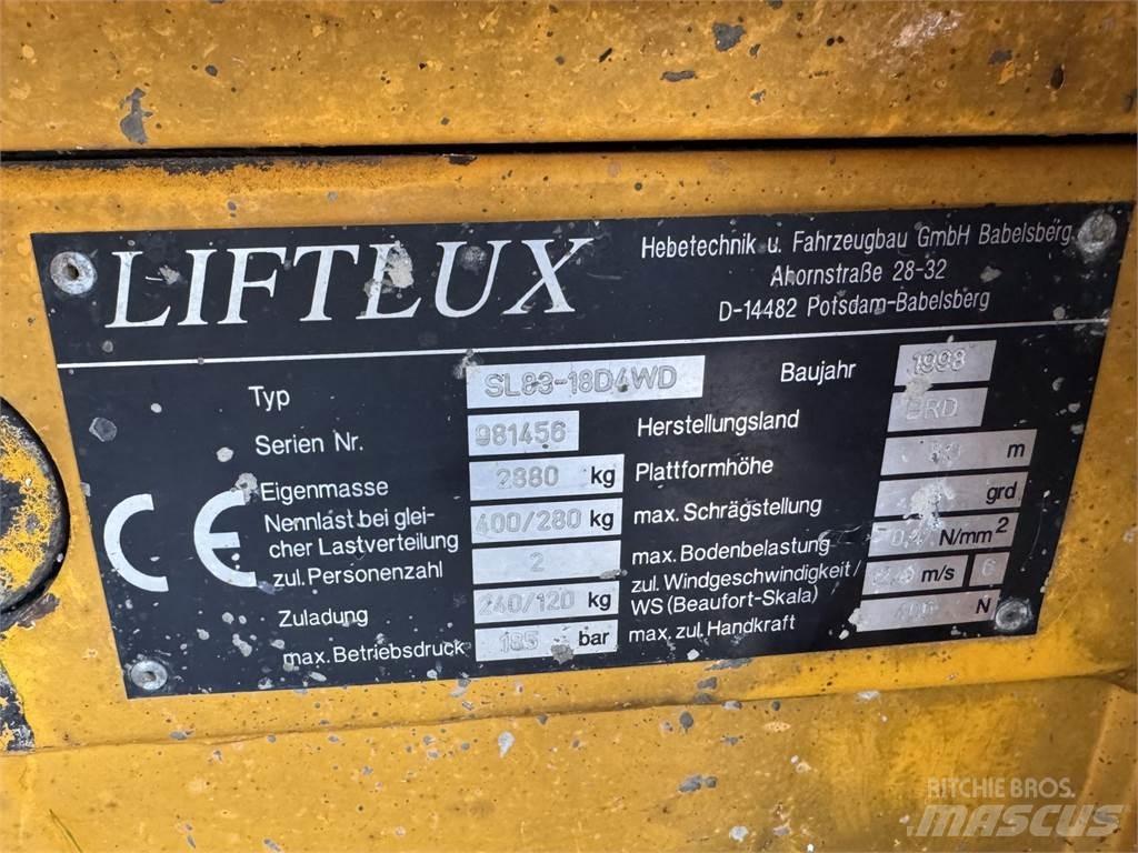 Liftlux SL83-18D/4WD Ανυψωτήρες ψαλιδωτής άρθρωσης