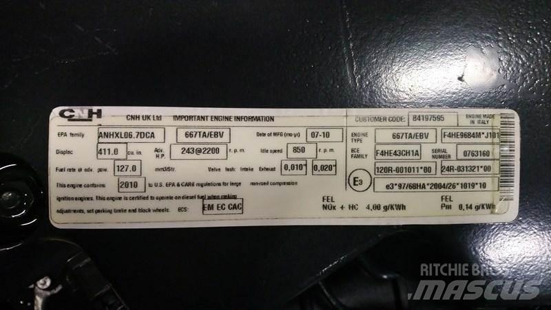 CNH - CASE 667TA Κινητήρες