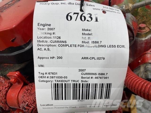 Cummins ISB6.7 Κινητήρες