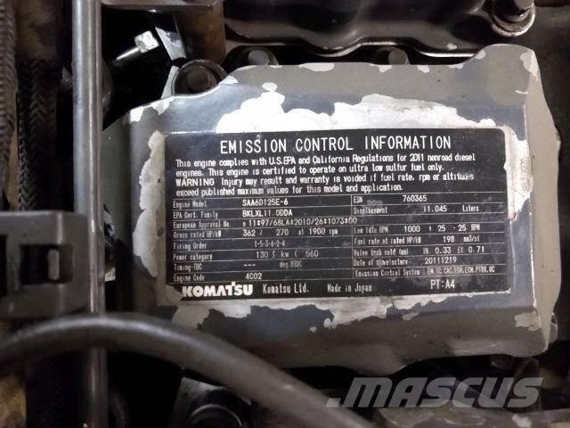 Komatsu SAA6D125E-6 Κινητήρες