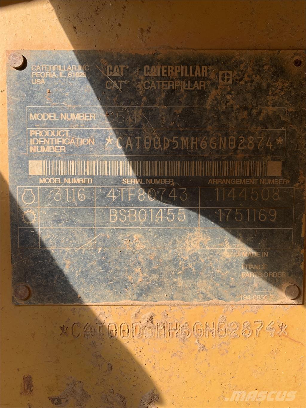 CAT D5M Κατασκευές - Άλλα