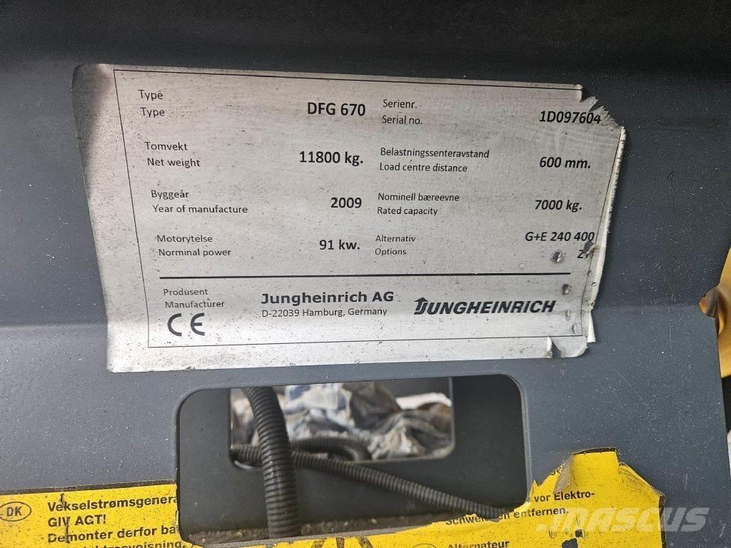 Jungheinrich DFG670 Πετρελαιοκίνητα Κλαρκ