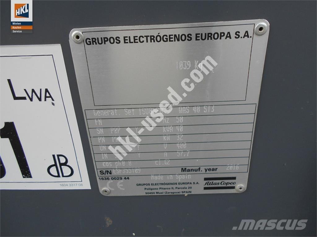 Atlas Copco QAS 40 KDS Άλλες γεννήτριες