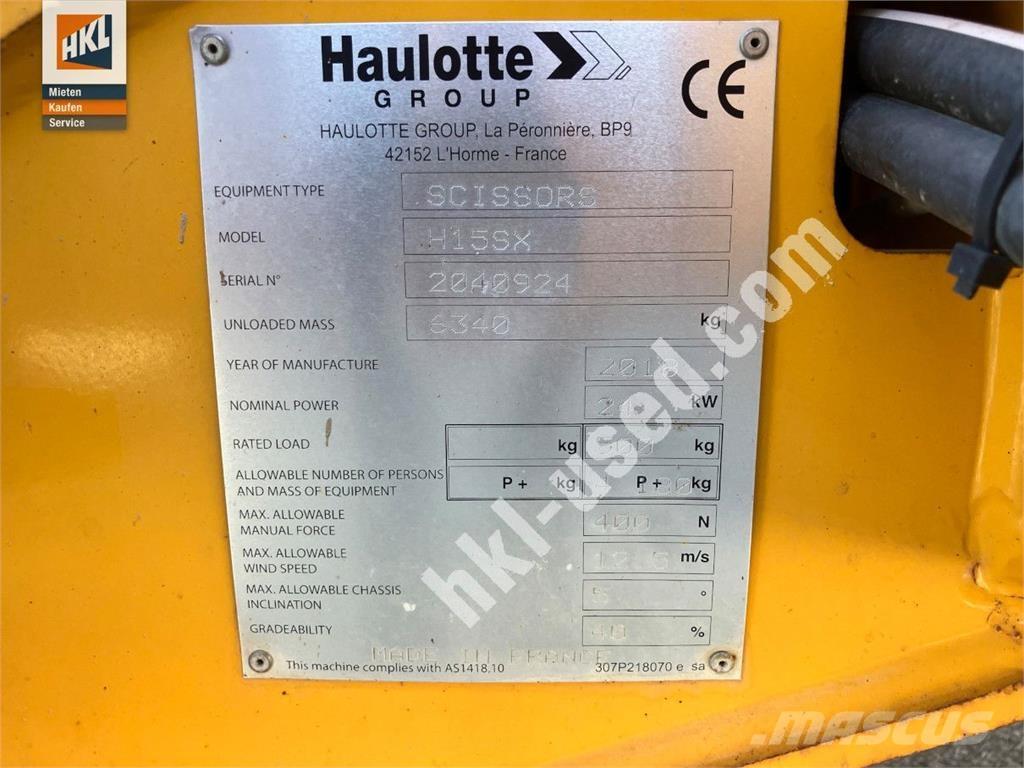 Haulotte H 15 SX Κατασκευές - Άλλα