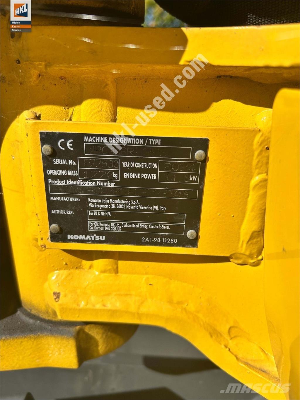 Komatsu PC 16 R-3HS Εκσκαφάκι (διαβολάκι) < 7t