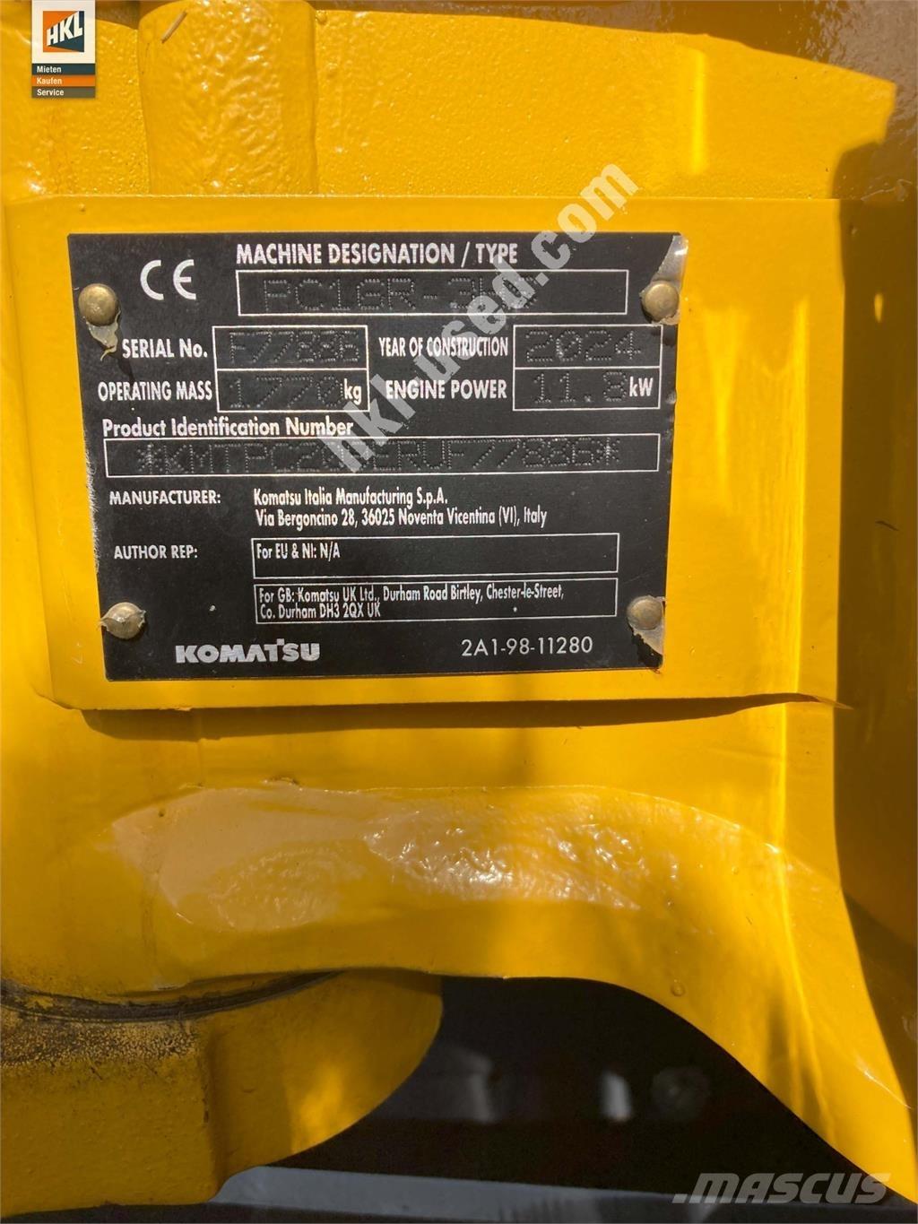 Komatsu PC 16 R-3HS Εκσκαφάκι (διαβολάκι) < 7t