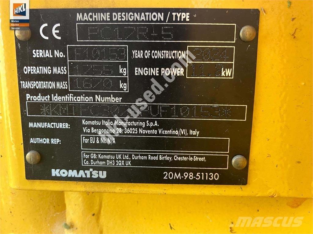 Komatsu PC 17 R-5 Εκσκαφάκι (διαβολάκι) < 7t