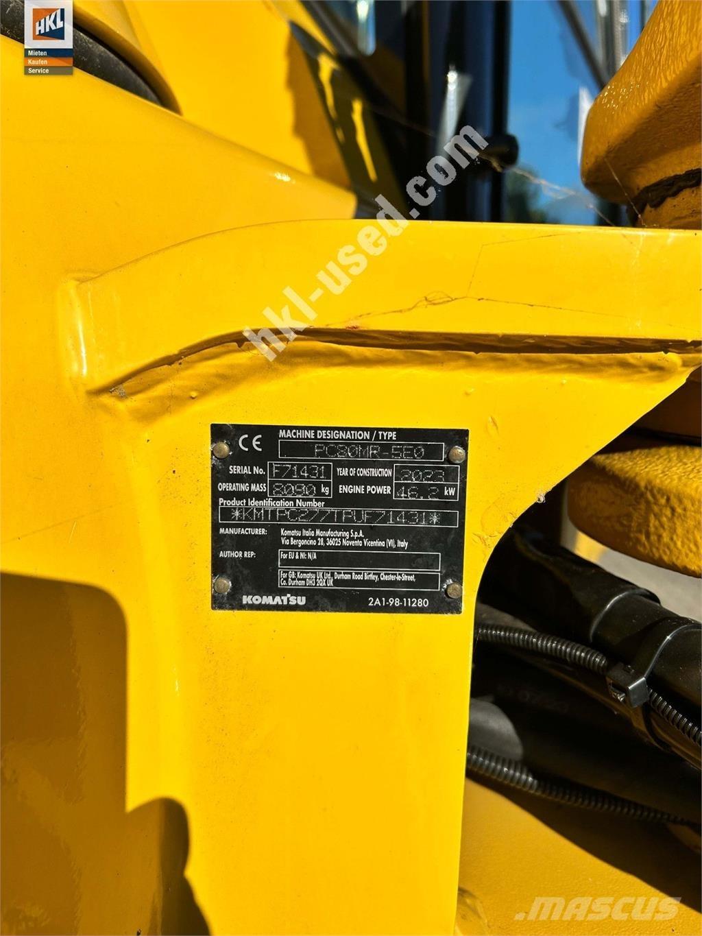 Komatsu PC 80 MR-5 Εκσκαφάκι (διαβολάκι) < 7t