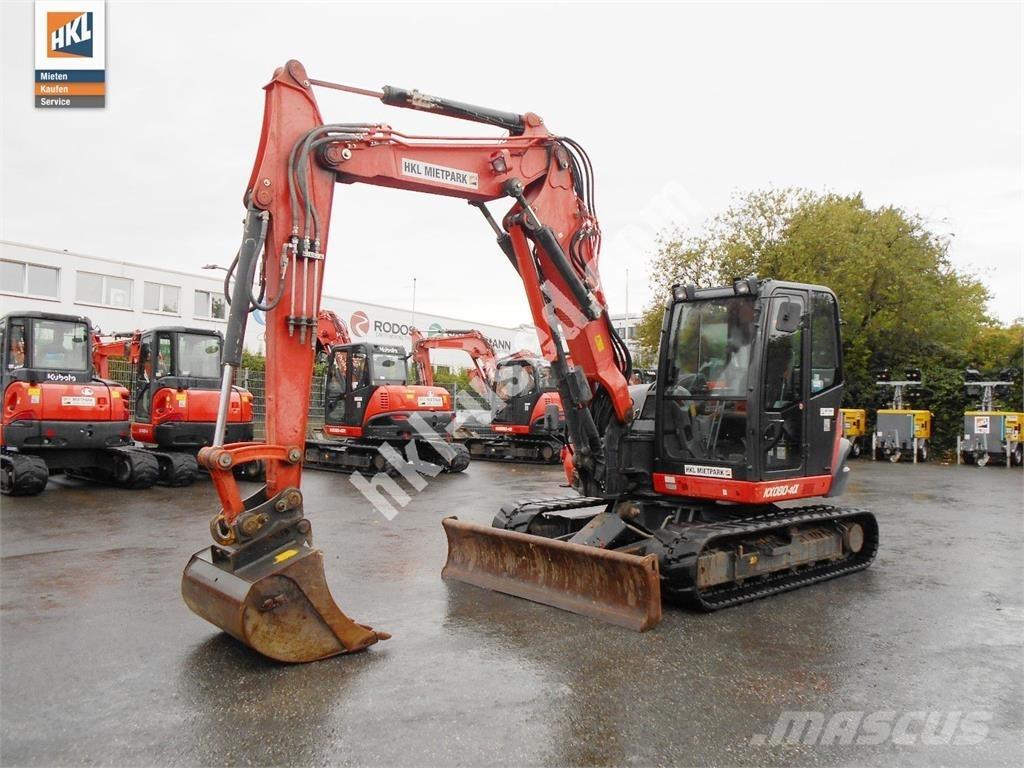 Kubota KX 080-4 Εκσκαφάκι (διαβολάκι) < 7t