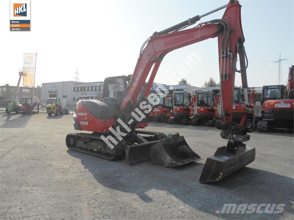 Kubota KX 080-4 Εκσκαφάκι (διαβολάκι) < 7t