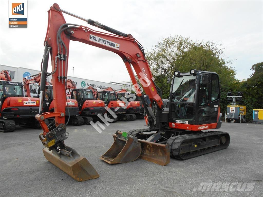 Kubota KX 080-4 Εκσκαφάκι (διαβολάκι) < 7t