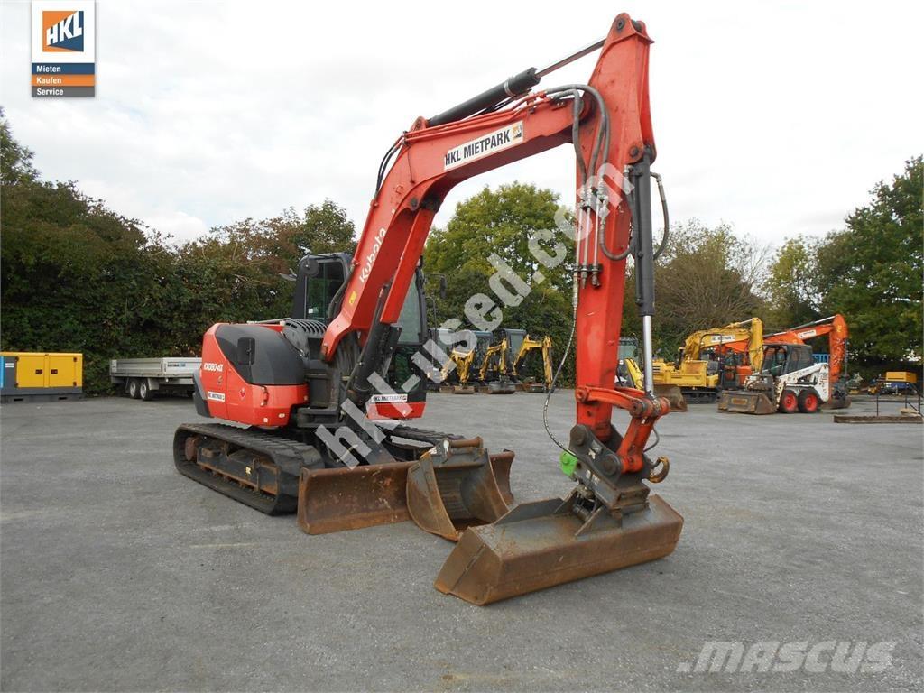 Kubota KX 080-4 Εκσκαφάκι (διαβολάκι) < 7t