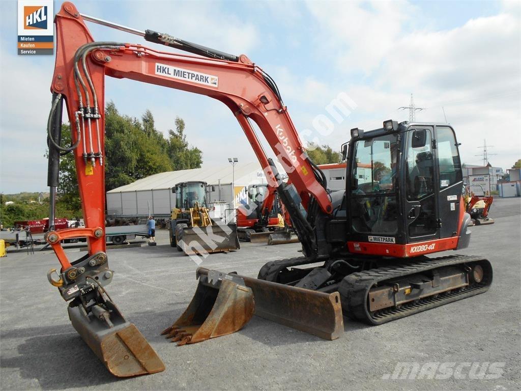 Kubota KX 080-4 Εκσκαφάκι (διαβολάκι) < 7t