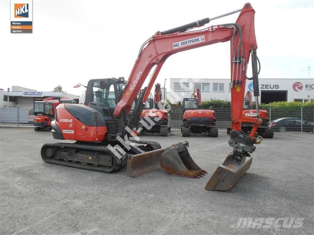 Kubota KX 080-4 Εκσκαφάκι (διαβολάκι) < 7t
