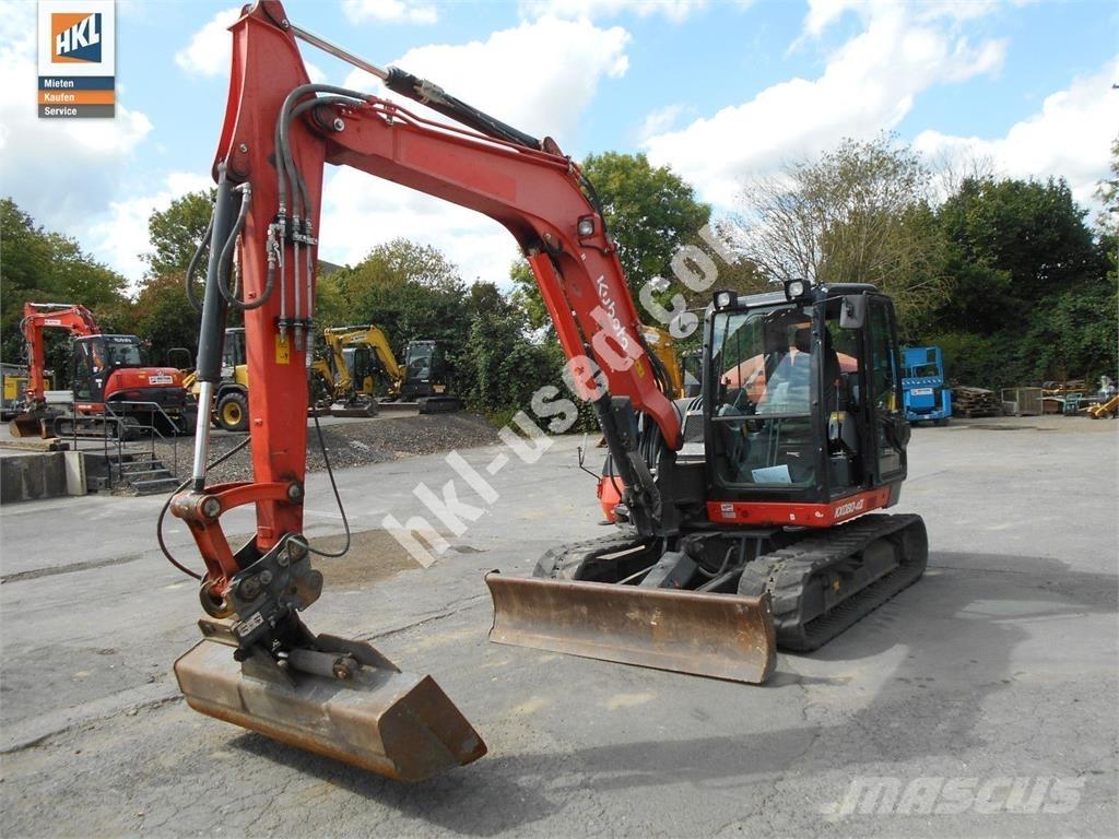 Kubota KX 080-4 Εκσκαφάκι (διαβολάκι) < 7t