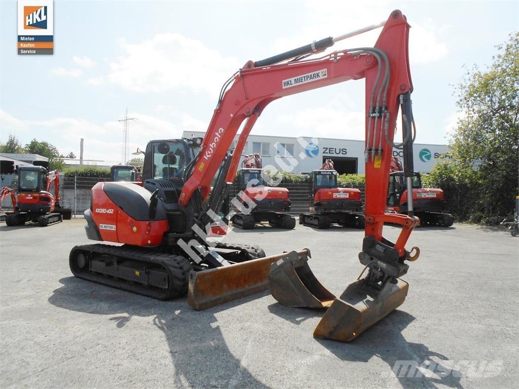 Kubota KX 080-4 Εκσκαφάκι (διαβολάκι) < 7t