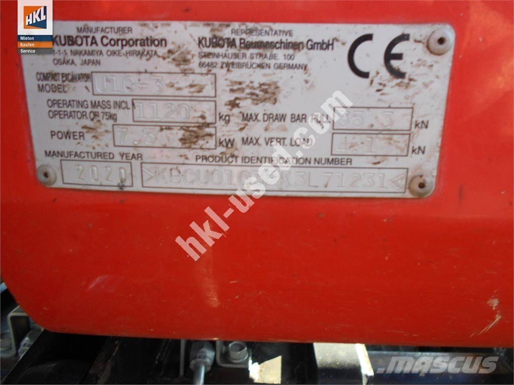 Kubota U 10-3 Εκσκαφάκι (διαβολάκι) < 7t