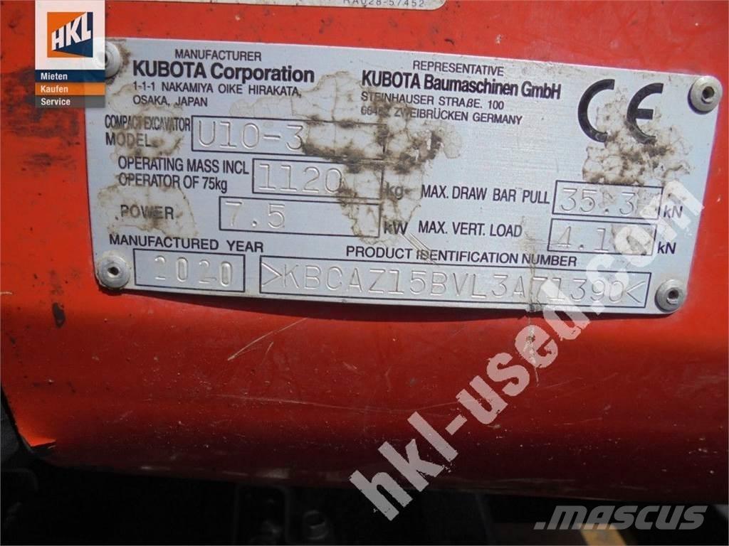 Kubota U 10-3 Εκσκαφάκι (διαβολάκι) < 7t