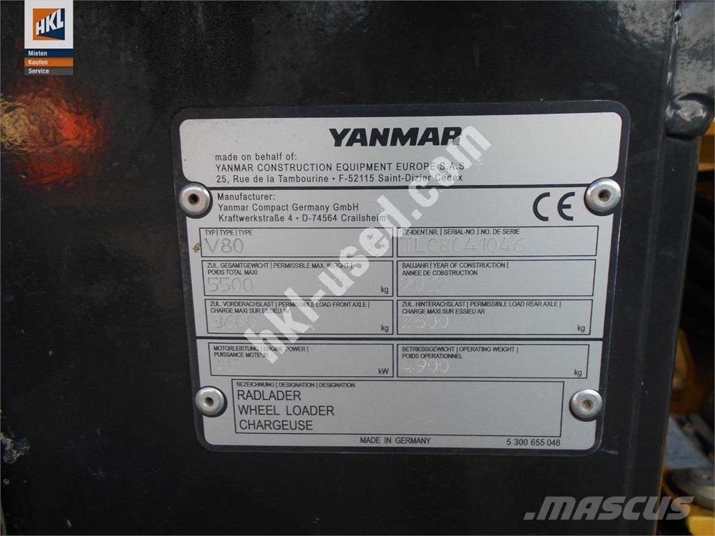 Yanmar V 80 Φορτωτές με λάστιχα (Τροχοφόροι)