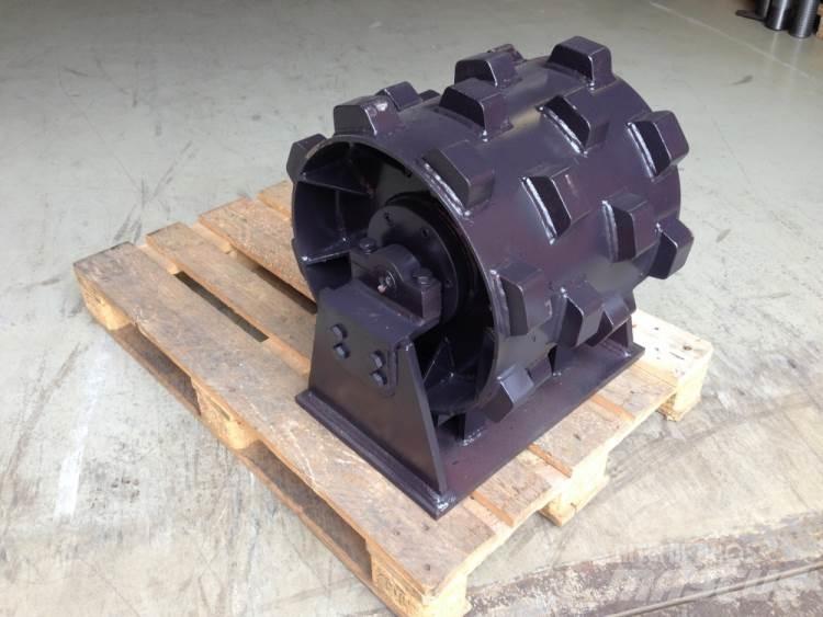  450 mm Kompaktorhjul Κύλινδροι με επίσωτρα με αέρα