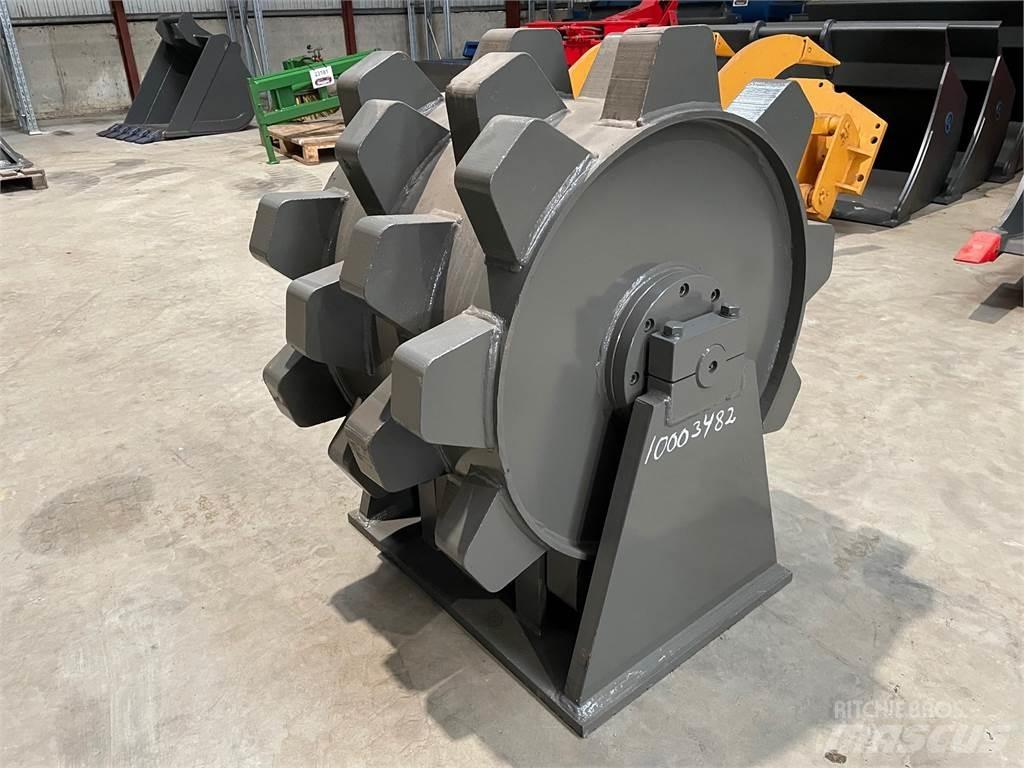  650 mm Kompaktorhjul Κύλινδροι με επίσωτρα με αέρα