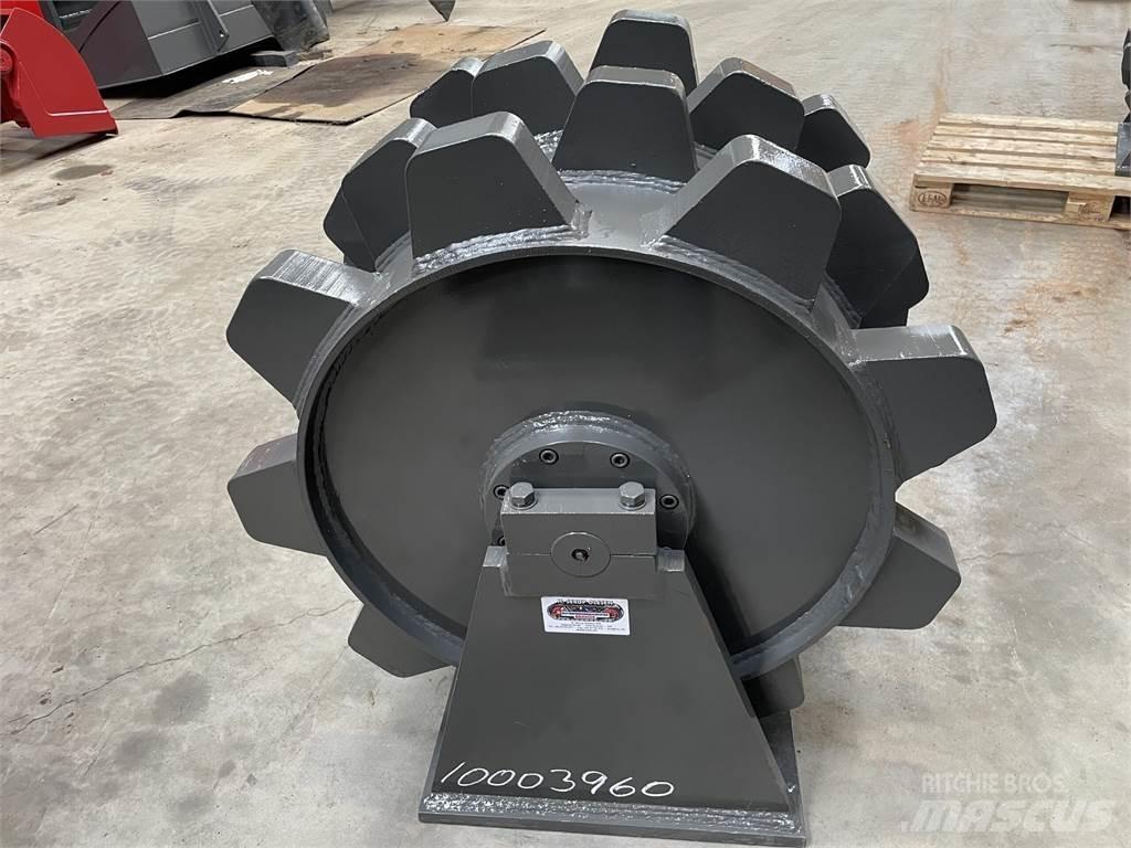  650 mm kompaktorhjul Κύλινδροι με επίσωτρα με αέρα