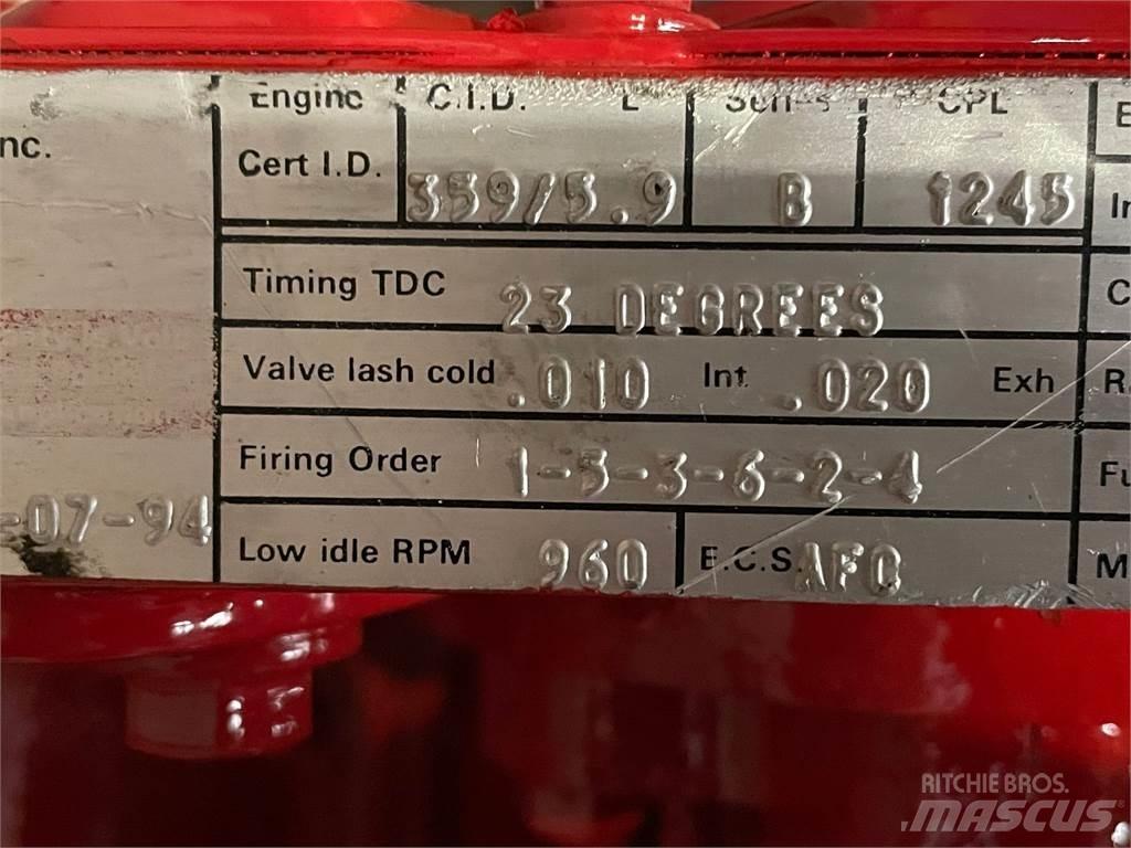 Cummins 6BT5,9-C motor Κινητήρες