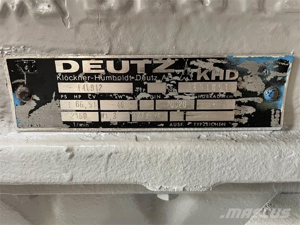 Deutz F4L 912 motor Κινητήρες