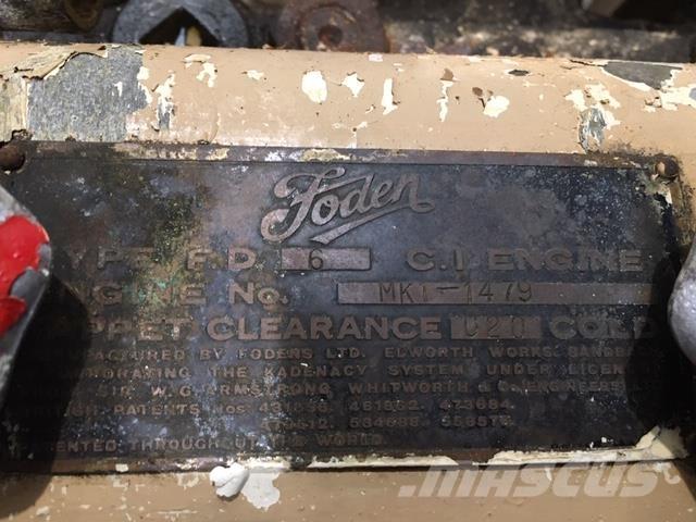 Foden type FD6 motor Κινητήρες