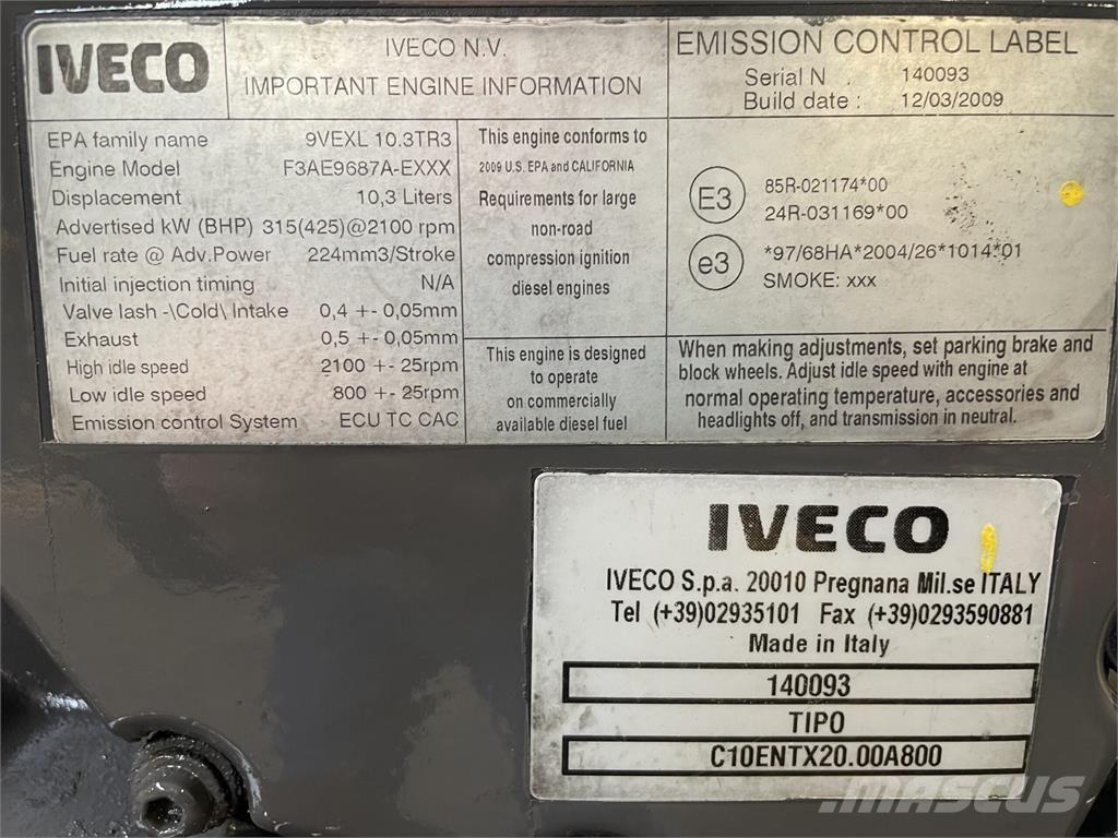 Iveco F3AE9687A motor Κινητήρες