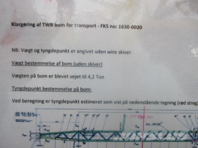  Kran bom SWL 20 ton Εξαρτήματα και εξοπλισμός για γερανούς