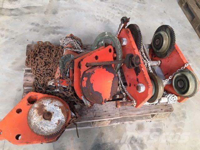  Kran løbekat og mek. talje Εξαρτήματα και εξοπλισμός για γερανούς