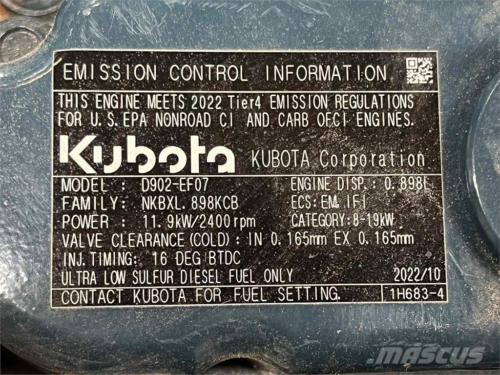 Kubota D902-EF07 motor Κινητήρες