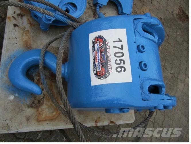  Løftekrog med 2 wirehjul Εξαρτήματα και εξοπλισμός για γερανούς